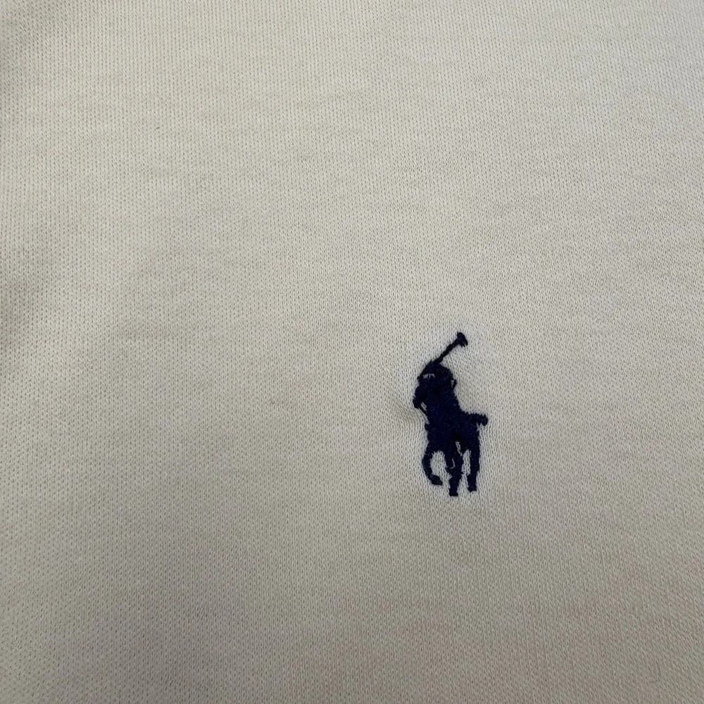 Vintage Polo Ralph Lauren Shirt XL Made in USA Yellow Blue Pony 90s Cotton